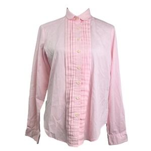 Vintage Pink Tuxedo Style Camden Classics 13/14 Blouse